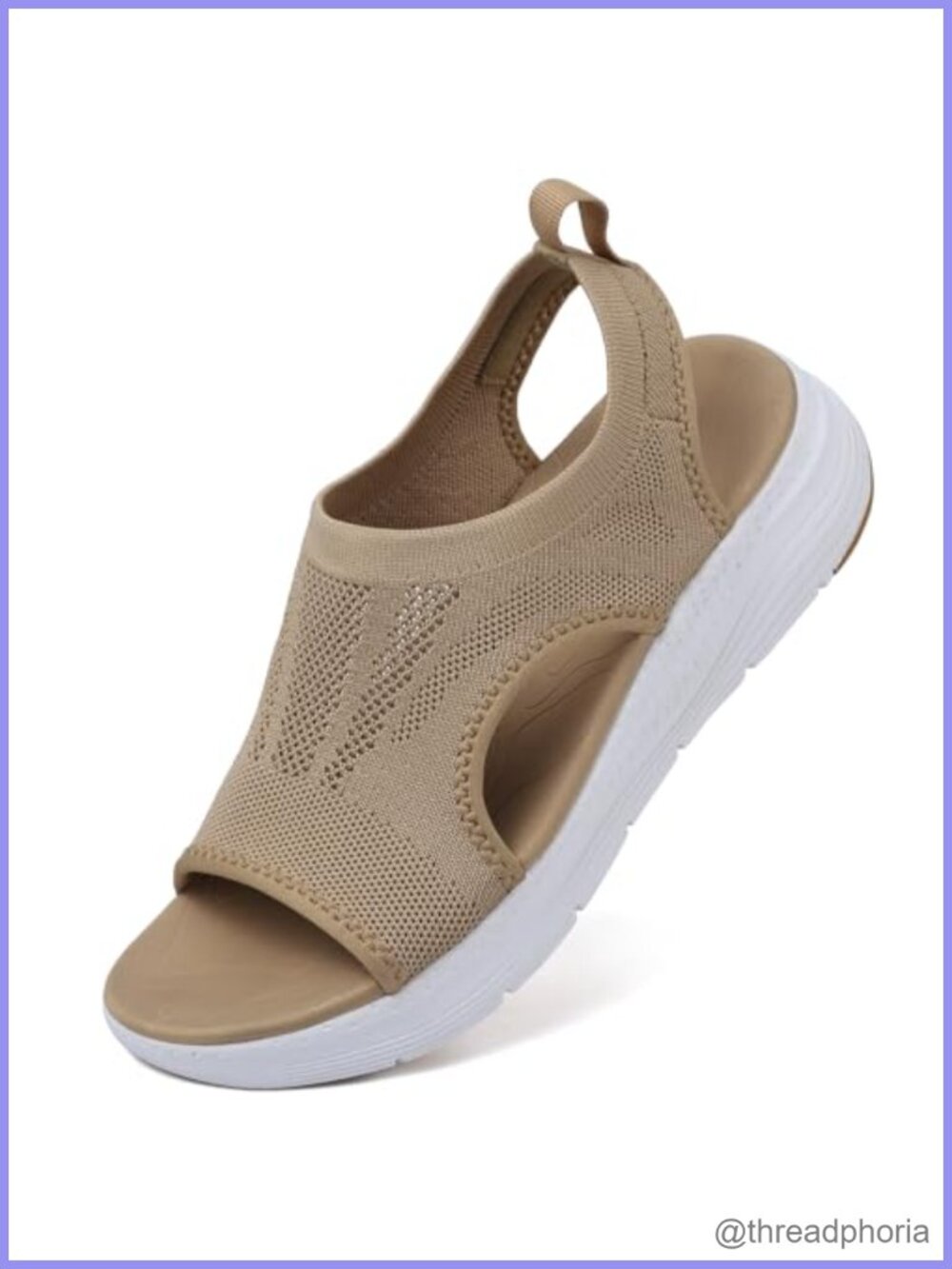 Women's Walking Sandals Arch Support Orthotic Comfort Slip-On Sport